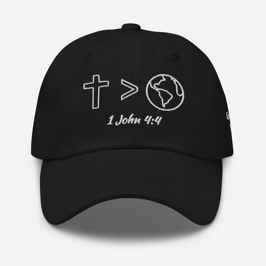 GREATER IS HE (Dad hat)