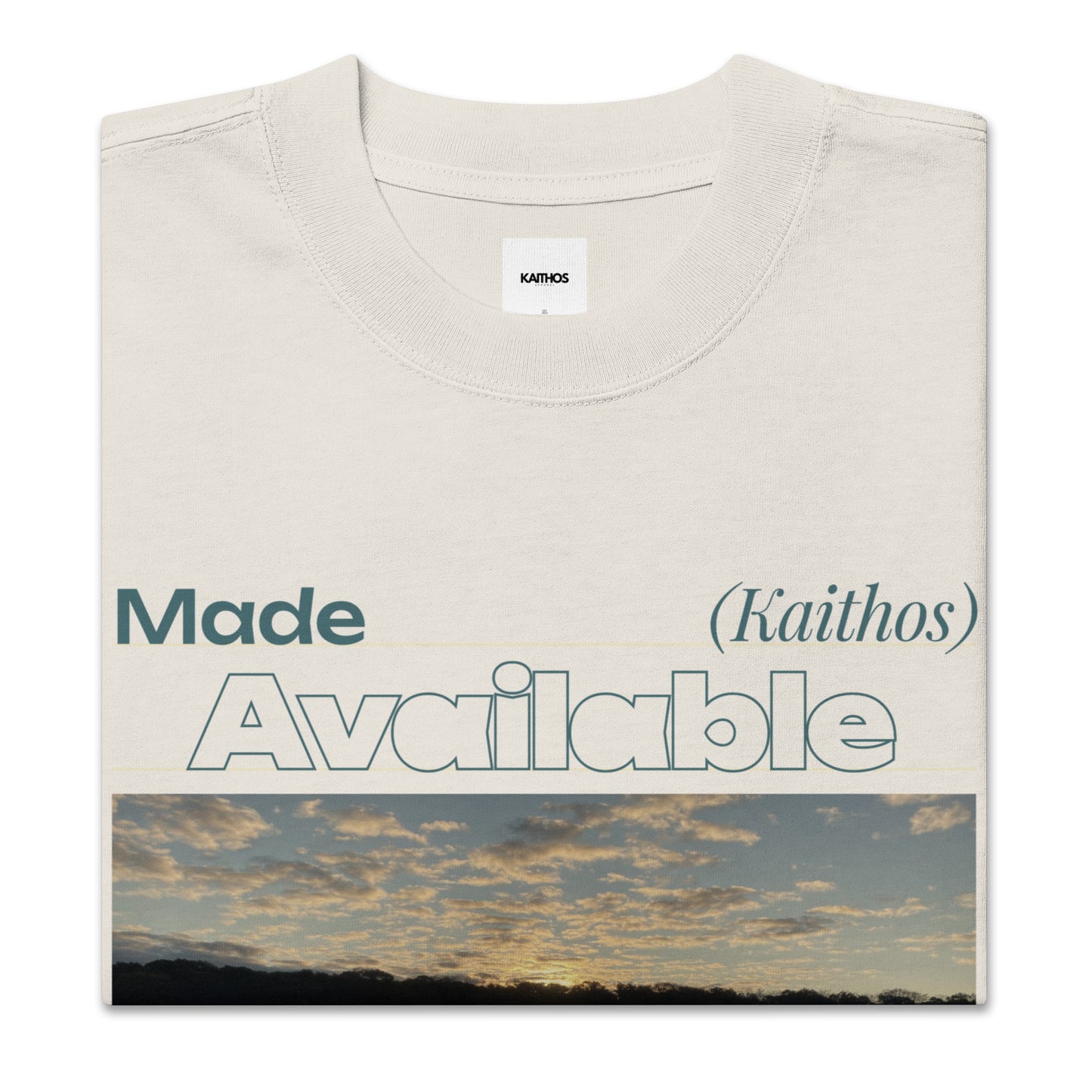 Made Available by GOD (Oversized faded t-shirt)