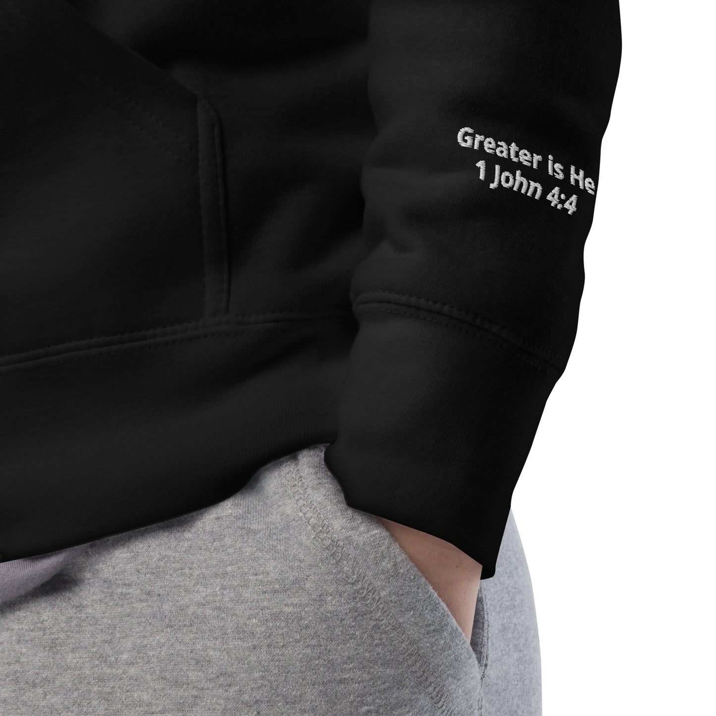 GREATER IS HE (Unisex Hoodie)