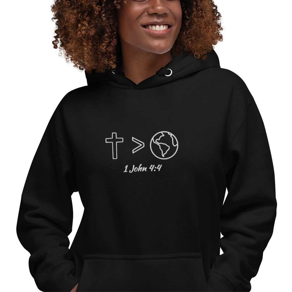 GREATER IS HE (Unisex Hoodie)